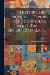 Histoire Des Mongols Depuis Tchinguiz-khan Jusqu'à Timour Bey Ou Tamerlan...