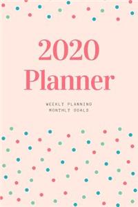 2020 Planner Weekly Planning Monthly Goals