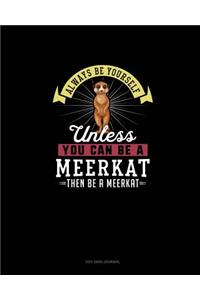 Always Be Yourself Unless You Can Be A Meerkat Then Be A Meerkat