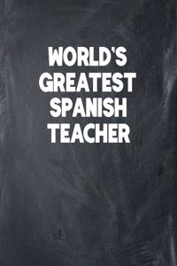 World's Greatest Spanish Teacher