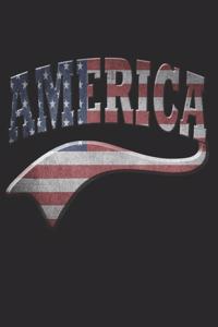 American Flag Notebook