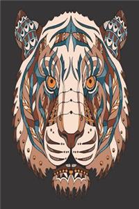 Tiger Head Colorfull
