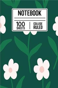 Notebook 100 Sheets College Ruled