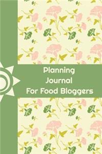 Planning Journal for Food Bloggers