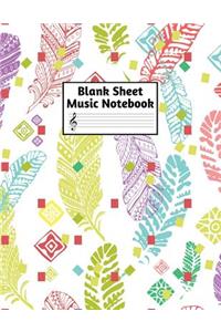 Blank Sheet Music Notebook