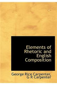 Elements of Rhetoric and English Composition