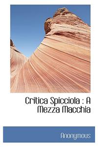 Critica Spicciola