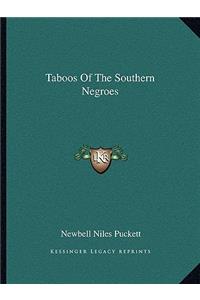 Taboos of the Southern Negroes