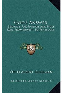 God's Answer