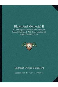 Blatchford Memorial II