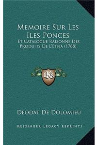 Memoire Sur Les Iles Ponces