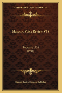 Masonic Voice Review V18