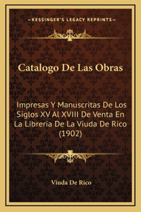 Catalogo De Las Obras
