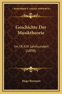 Geschichte Der Musiktheorie