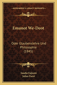 Emunot We-Deot