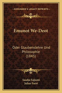 Emunot We-Deot