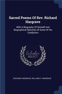 Sacred Poems Of Rev. Richard Hargrave