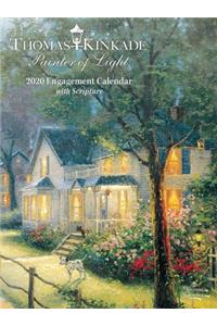 Thomas Kinkade Painter of Light with Scripture 2020 Engagement Calendar