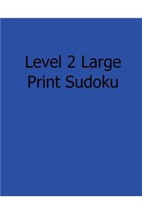 Level 2 Large Print Sudoku