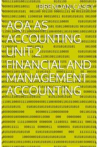 AQA AS Accounting Unit 2 Financial and Management Accounting