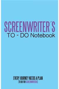 Screenwriters To Do Notebook