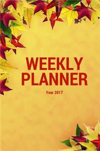 Weekly Planner Year 2017