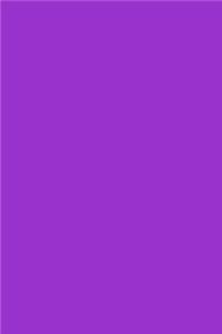 Journal Dark Orchid Color Simple Plain Orchid Purple