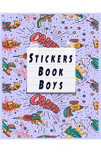 Stickers Book Boys