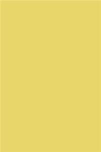 Hansa Yellow Color Journal Simple Plain Hansa Yellow