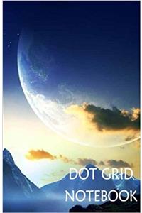 Dot Grid Notebook Moon