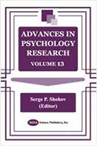 Advances in Psychology Research