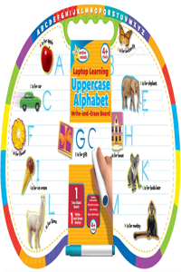 Laptop Learning Uppercase Alphabet