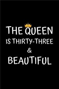 The Queen Is Thirty-three And Beautiful