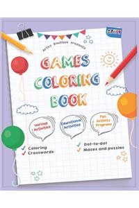 Games Coloring Book