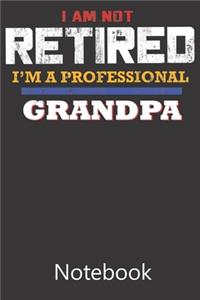 I am Not Retired I'm a Professional Grandpa