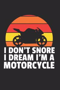 Motorrad Notizbuch