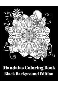 Mandalas Coloring Book Back Background Edition