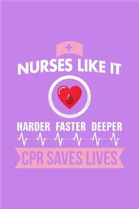 Nurses Like It Harder Faster Deeper CPR Saves Lives