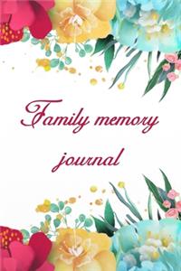 Family memory journal