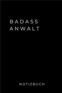 Badass Anwalt Notizbuch