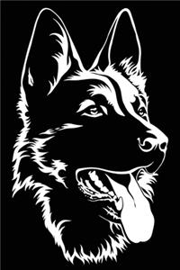 Dog Lover German Shepherd Composition line Notebook