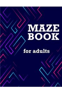 Maze Book for Adults
