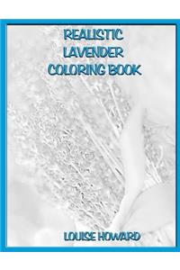 Realistic Lavender Coloring Book