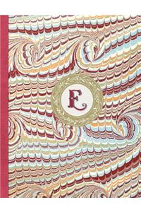 Monogrammed Planner 2019 Personalized Initial Letter E