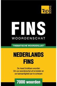 Thematische woordenschat Nederlands-Fins - 7000 woorden