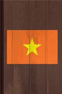 Vietnam Flag Journal Notebook