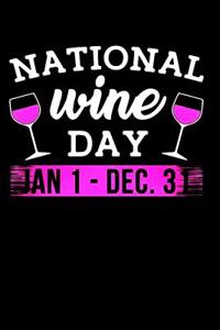 National Wine Day Jan 01 - Dec 31