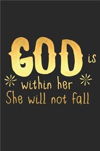 God Is Within Her She Will Not Fall