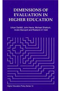 Dimensions of Evaluation in Higher Education