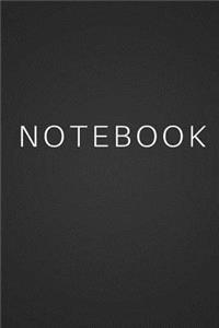 Notebook - Black Cover
